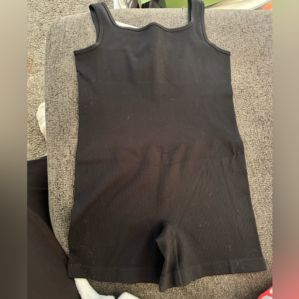 Amazon Black Jumpsuit with Seamless Design